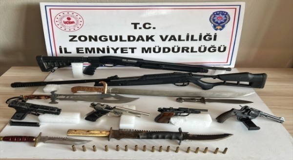 Zonguldak’ta ”Kafes” operasyonu kapsamında 18 kişi yakalandı