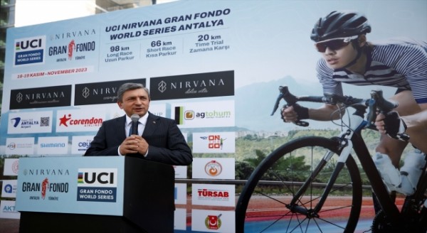 Antalya’da düzenlenecek ”Nirvana Gran Fondo Dünya Serisi”nin tanıtımı yapıldı