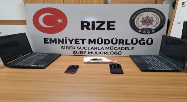 Rize’de kanun dışı bahis operasyonunda 2 kişi yakalandı