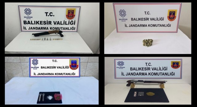 Balıkesirde uyuşturucu operasyonu 7 gözaltı