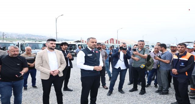 Başkan Hanifi Toptaş, 1 Mayıs'ta Çevre Koruma emekçileriyle buluştu