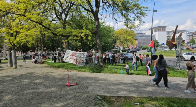 Belçikada İsraile yapılan silah satışı protesto edildi