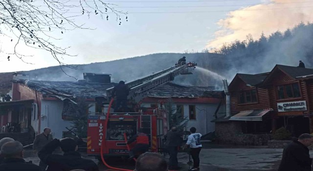 Bingölde termal tesislerde yangın