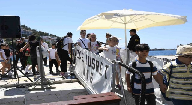 Çanakkale Zaferinin mimarı ‘Tgc Nusret Kuşadasında ziyarete açıldı