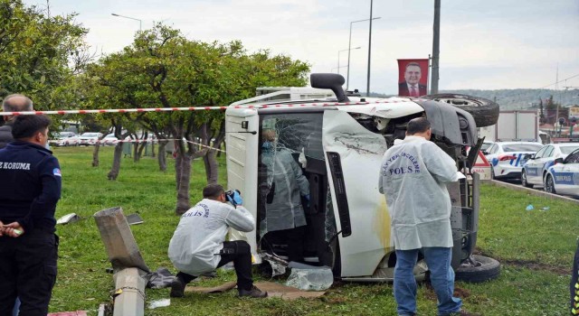 Ceza infaz koruma aracı devrildi: 1 ölü, 1 yaralı