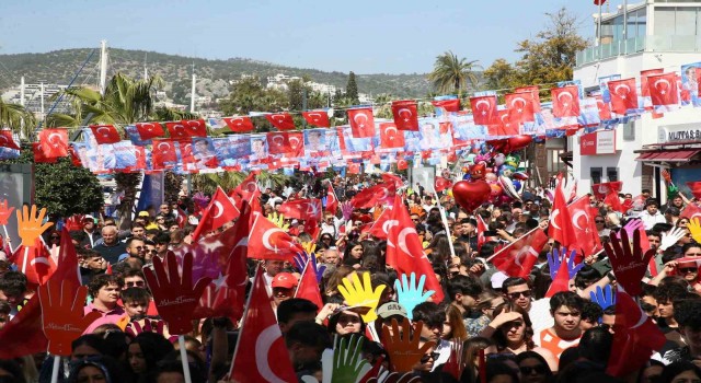 Cumhur İttifakının Büyük Bodrum Mitingi coşkuyla tamamlandı