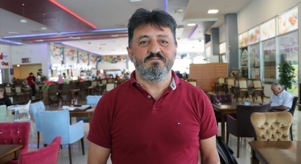 Denizli'de dinlenme tesisindeki kavga güvenlik kamerasında