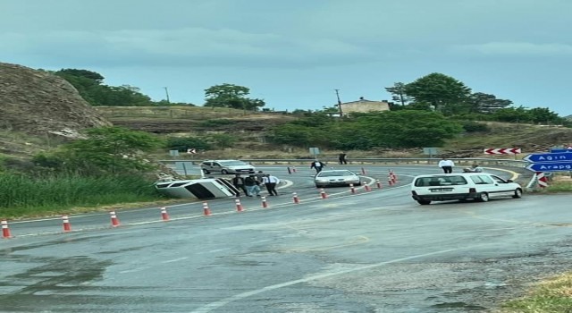 Elazığda trafik kazası: 1 yaralı