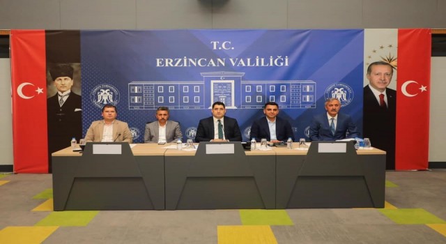 Erzincanda İl Koordinasyon Kurulu Toplantısı yapıldı