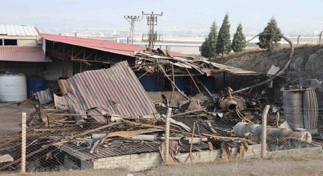 Fabrikadaki patlamanın boyutu gün ağarınca ortaya çıktı