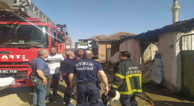 Germencikte çıkan yangında 1 kişi hayatını kaybetti