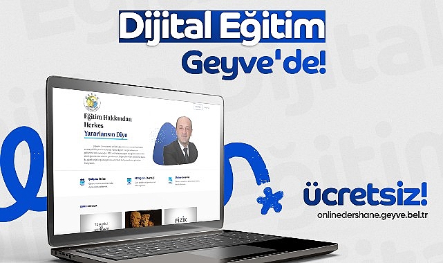 Geyve Belediyesi'nden Eğitimde Dijital Atak: Online Dershane