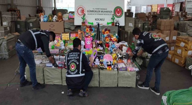 Gümrük muhafaza ekipleri Mersin ve Kocaelide rekor yakalamalara imza attı