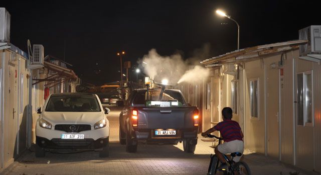 Hatay Büyükşehir Belediyesinin Haşere Mücadelesi Sürüyor