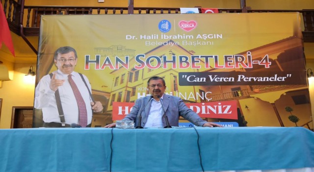 Hayati İnanç, han sohbetlerinin konuğu oldu