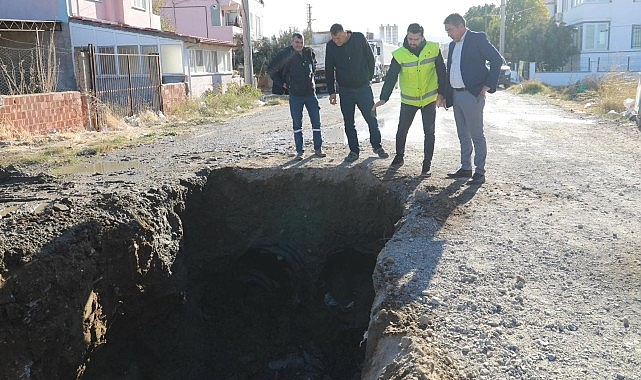 Hürriyet Mahallesi'nde Yağmur Suyu Hattı Yenilendi