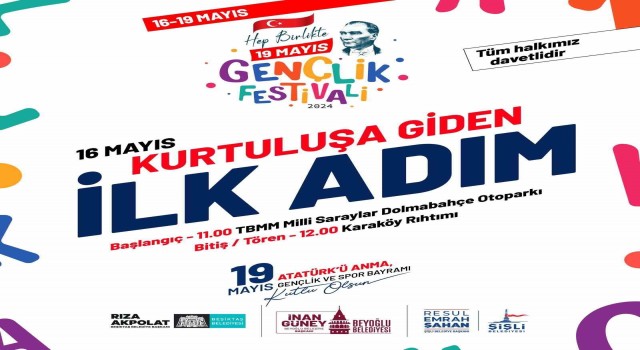 İstanbulda 3 ilçenin belediye başkanlarından “Kurtuluşa Giden İlk Adım” yürüyüşü