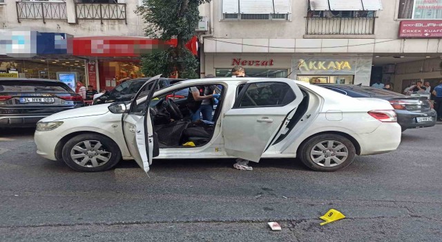 Kartalda cadde ortasında silahlı saldırı: 1 yaralı