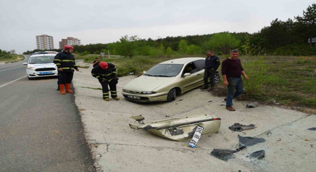 Kastamonuda trafik kazası: 1 yaralı