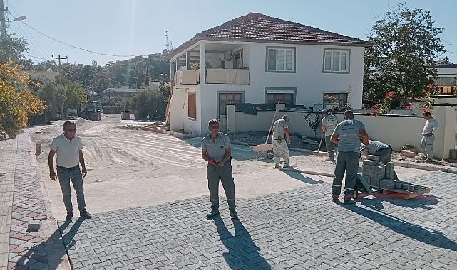 Kemer'de altyapı çalışmaları devam ediyor