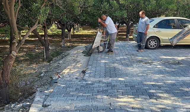 Kemer'de altyapı çalışmaları sürüyor