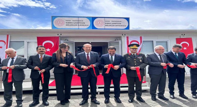 KKTC Cumhurbaşkanı Tatar, İskenderunda Kıbrıs Şampiyon Melekler İlkokul ve Ortaokulunun açılışını    yaptı