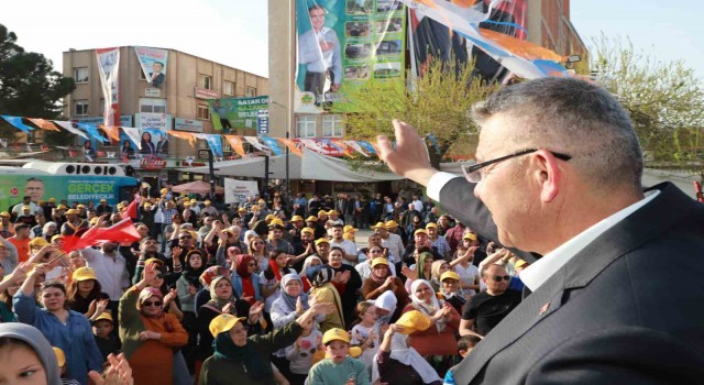 Köşkte Güler galibiyetini kutladı