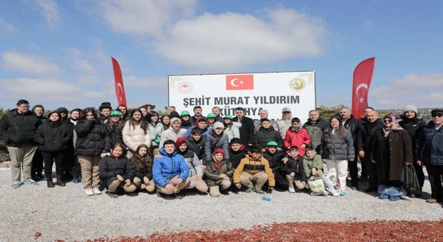 Kütahyada orman şehitlerinin ismi hatıra ormanında yaşayacak