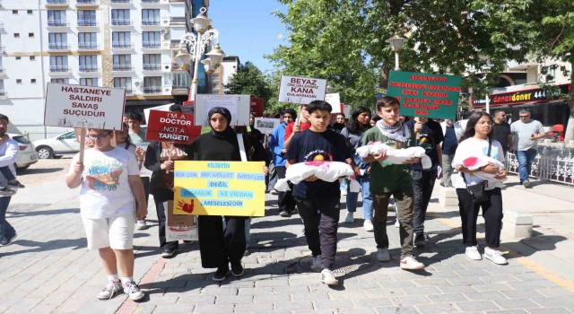 Malatyada Filistine destek yürüyüşü