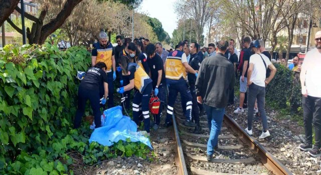 Manisada yolcu trenin çarptığı kadın hayatını kaybetti