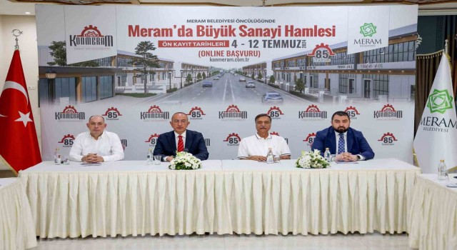 Meramdan büyük sanayi hamlesi