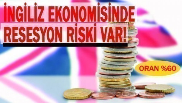 Önümüzdeki 2024 Yılında İngiliz Ekonomisinin Resesyona Girme Oranı %60 Olarak Öngörüldü