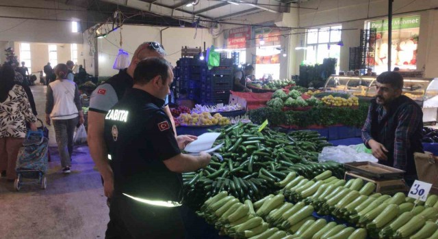 Orhangazi pazar yerinde sıkı denetim