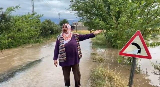 Osmaniyede tarım arazileri sel suları altında kaldı