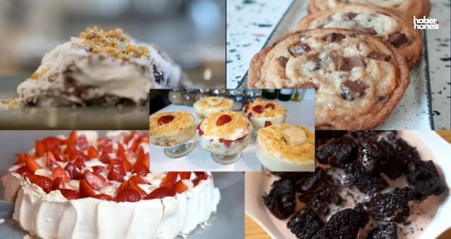 Pastane Usulü Leziz Tatlı Tarifleri: Sultan Sarması, Dev Kurabiye, Magnolia, Pavlova, Brownie!