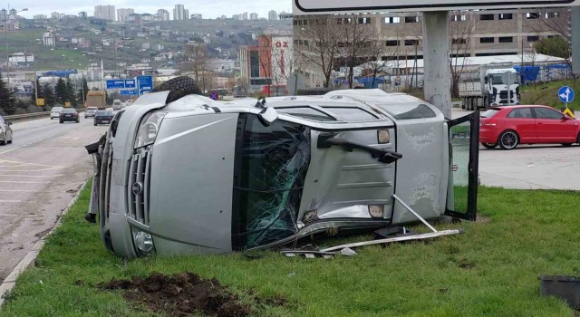 Samsunda trafik kazası: 2 yaralı