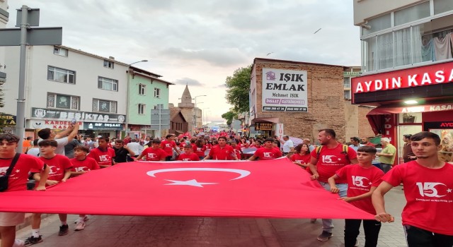 Sinopta mehter eşliğinde milli birlik yürüyüşü