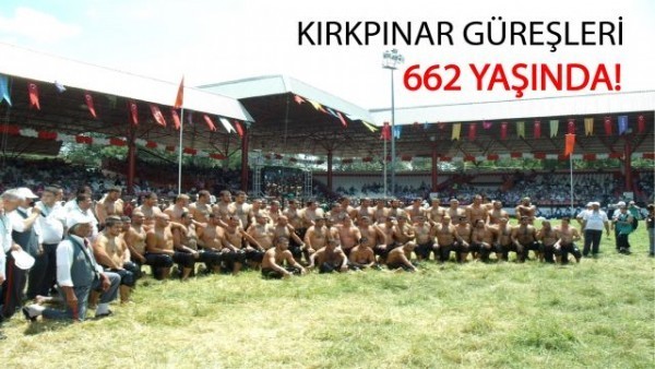 Tarihi Kırkpınar Yağlı Güreşlerin' de 662' nci Yıl