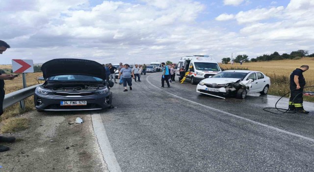 Tekirdağda trafik kazası: 5 yaralı