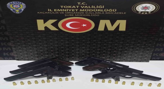 Tokatta silah kaçakçılarına operasyon