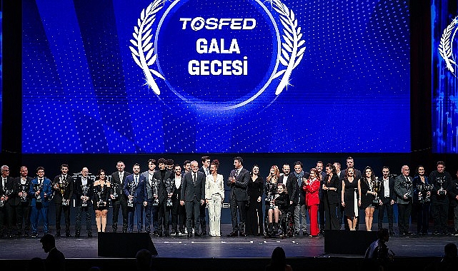 TOSFED 2024 Gala Gecesi'nde Sporcular Ödüllendirildi