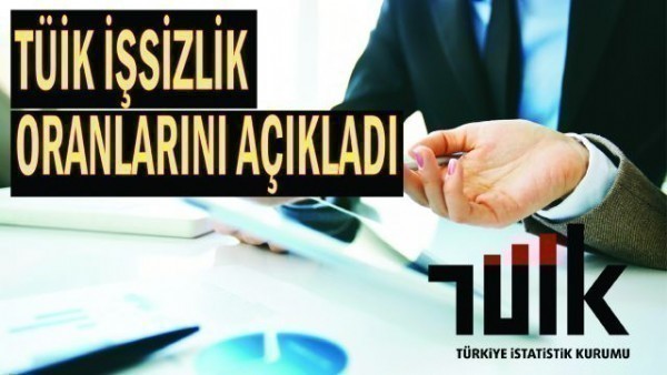 TÜİK Haziran ayı İşsizlik oranlarını Açıkladı