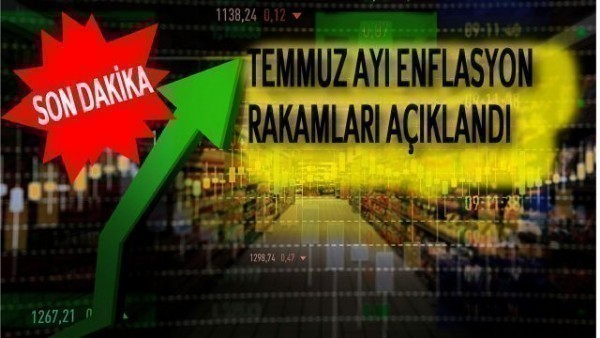 TÜİK TEMMUZ AYINA AİT ENFLASYON RAKAMLARINI AÇIKLADI