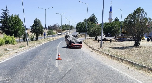 Uşakta trafik kazası: 3 yaralı