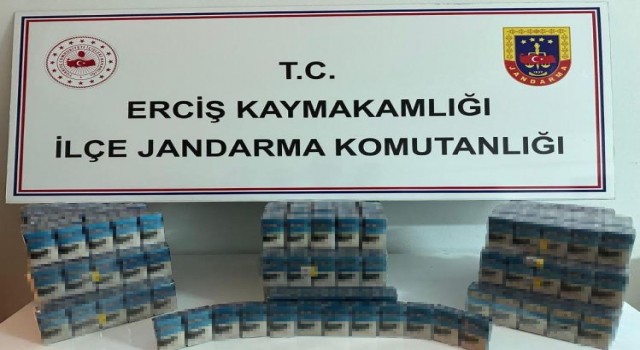 Vanda 520 paket kaçak sigara ele geçirildi