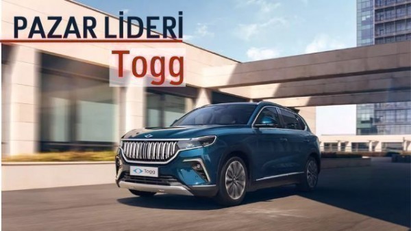 Yerli Otomobilimiz Togg Yaptığı  Satışlarla , Elektrikli SUV Segmentinde Pazar Liderliğine Yükseldi