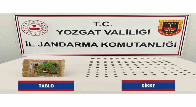 Yozgatta papirüs kağıdı ve 124 sikke ele geçirildi